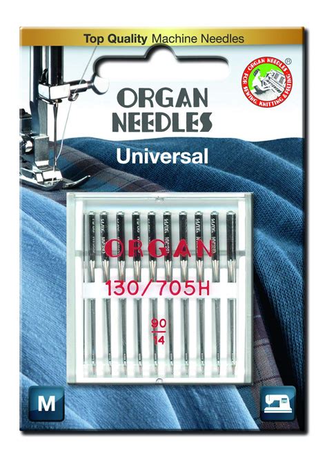 Organ Domestic Sewing Machine Needles Universal Regular 130 705 H