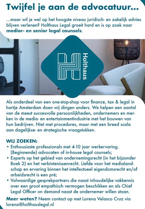 Advertentie Advocatenblad 2023 05