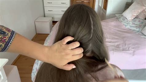 Asmr Real Person Lofi Scalp Exam With Light Brushing Lice Check