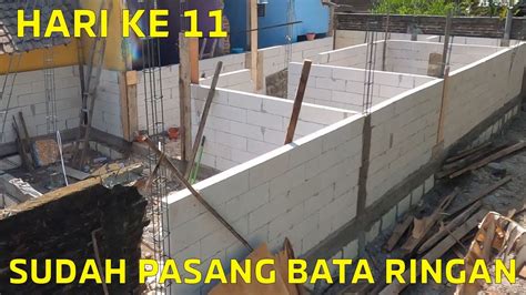 PASANG BATA HEBEL RUMAH MINIMALIS BATA RINGAN DINDING BATA RINGAN