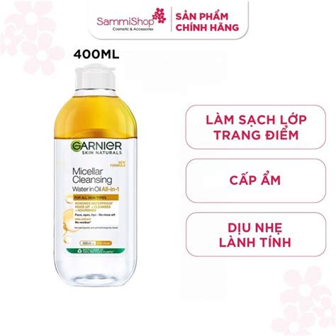 Garnier Nước Tẩy Trang Micellar Oil Infused Cleansing Water 400ml Lazada Vn