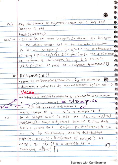 Discrete Math Direct Proof Examples Math 2345 Studocu