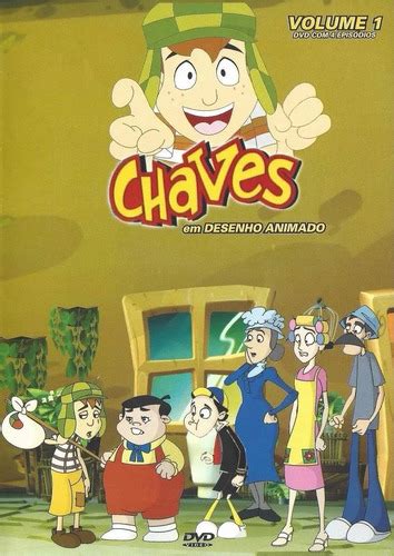 Dvd Chaves Em Desenho Animado Volume 1 Lacrado à venda em São