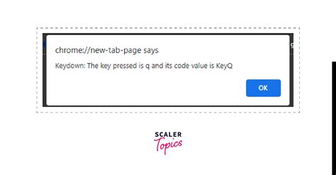 What Are Keyboard Events In Javascript Scaler Topics