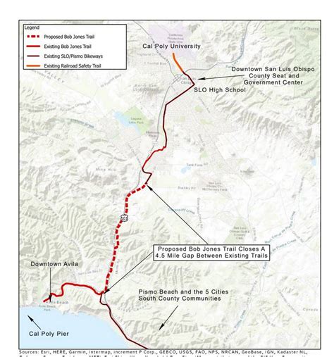 Bob Jones Trail Map