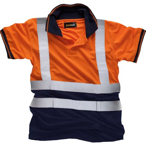 Hi Vis Two Tone Polo Shirt En Iso 20471 Superstuff Workwear