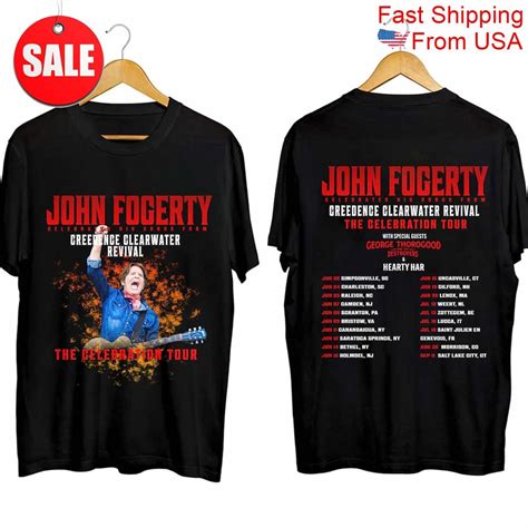 John Fogerty The Celebration Tour Gift For Fans Unisex S Xl Shirt