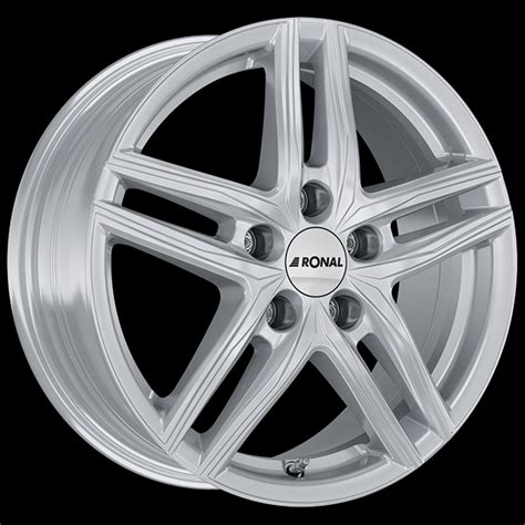 RONAL R65 17X7 ET35 4X100 SILVER Blue Design Tuning