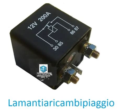 1E000371 TELERUTTORE AVVIAMENTO Ape Tm 703 Piaggio EUR 24 00 PicClick IT