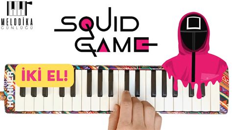 Squid Game Başlangıç Şarkısı Easy Piano Melodica Notes Melodika Günlüğü Youtube