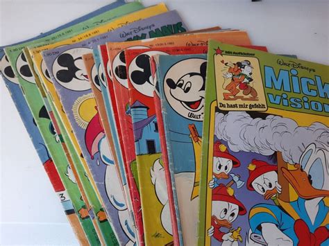 13 Alte Micky Maus Hefte Aus 1973 1982 Acheter Sur Ricardo