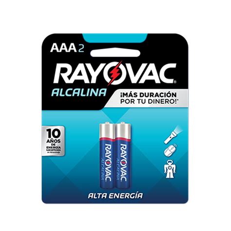 PILAS RECARGABLES AAA X 2 RAYOVAC