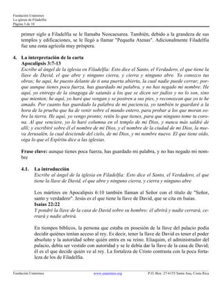 J 10 La Iglesia De Filadelfia PDF