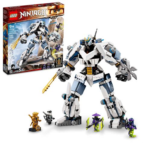 LEGO NINJAGO Legacy Zane’s Titan Mech Battle 71738 Ninja Building Toy ...