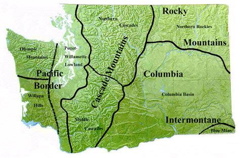 The Physical Geography of Washington