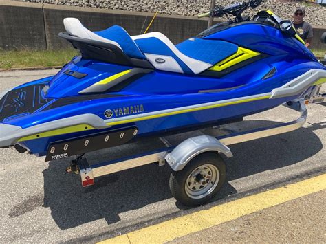 Used Yamaha Fx Cruiser Svho Azure Blue Lime Yellow Watercraft