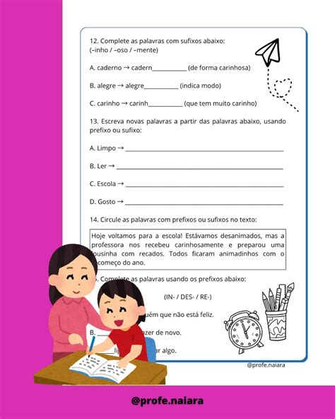 Sequência de atividades: Volta as aulas 3° ano – Naiara Materiais ...