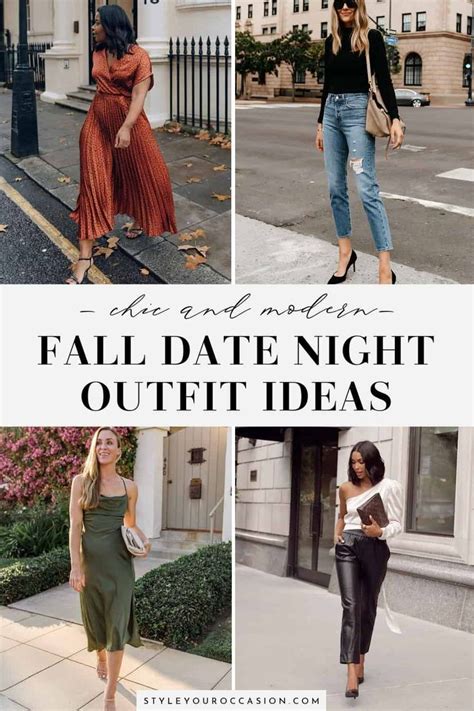 15 Modern Date Night Outfit Ideas For Fall Date Night Outfit