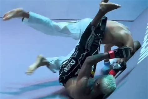 Video Raymond Daniels Misses Kick Nearly Knocks Himself Out On Karate Combat Pit Mma Fighting