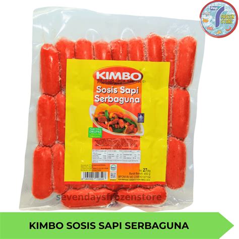 Jual Kimbo Sosis Sapi Serbaguna Cocktail Gr Shopee Indonesia