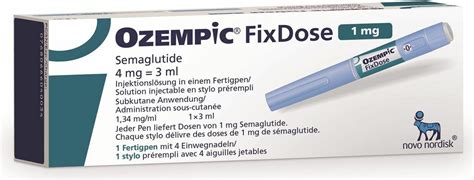 Ozempic Click Chart 4 Mg Pen