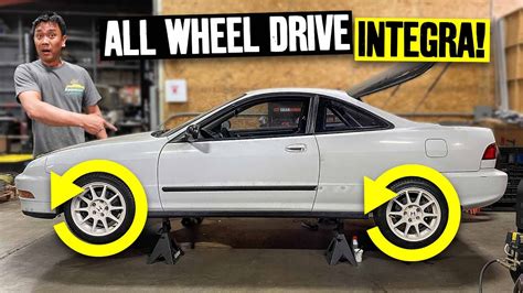 Awd Swapping An Integra Using Honda Parts Crv Speed And Hubs For