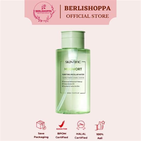 Jual SKINTIFIC Mugwort Purifying Micellar Water Cleansing Oil Shopee