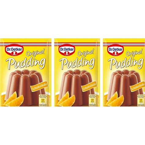 Dr Oetker Original Pudding Schokolade Pack Of 3