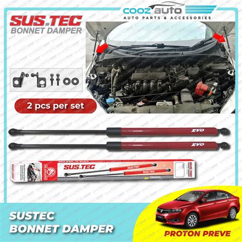 Proton Preve Suprima S Sustec Front Hood Damper Bonnet Gas Lifter Twin