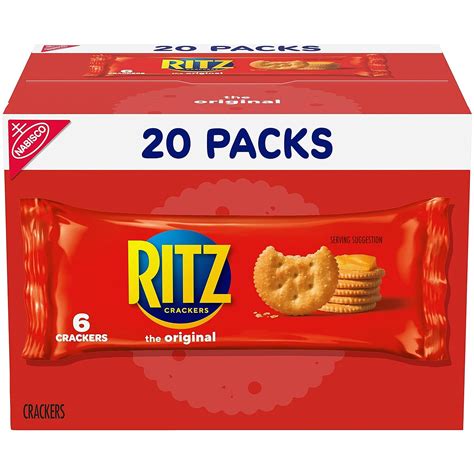 Amazon Ritz Original Crackers Snack Packs Crackers Per Pack