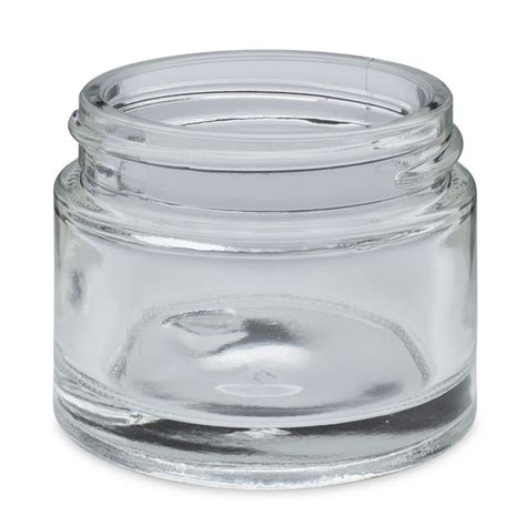 2 Oz Clear Glass Thick Base Jars Value Pack Berlin