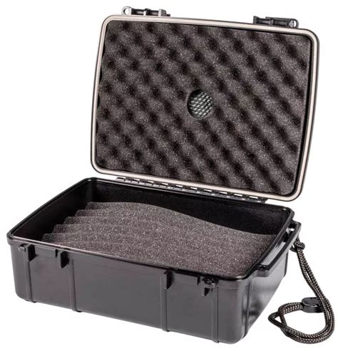 Passatore Reisehumidor Cigar Case schwarz für 15 Zigarren raucher xxl