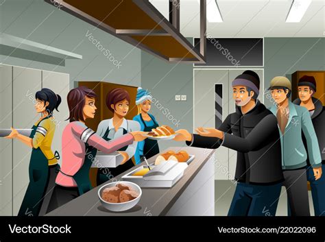 People Serving Food Clipart