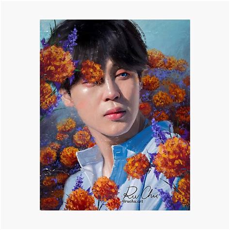 Flowers Jimin Photographic Print For Sale By Ruchuu Redbubble