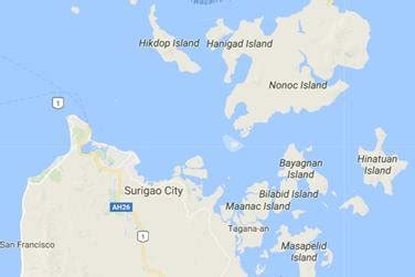 Coastal island barangays of Surigao City (@Google Map) | Download ...