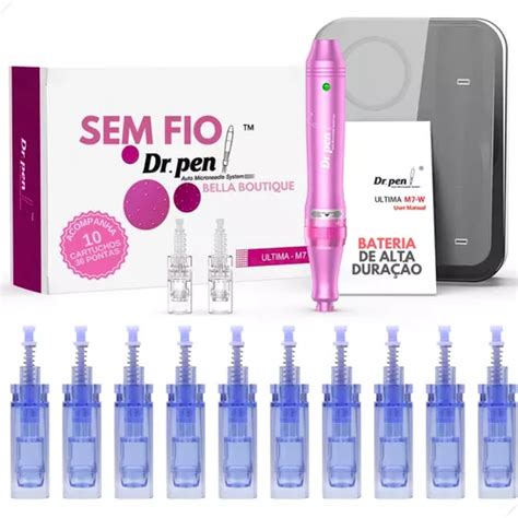 Dr Pen M Microagulhamento Dermapen Sem Fio Cartuchos Frete Gr Tis