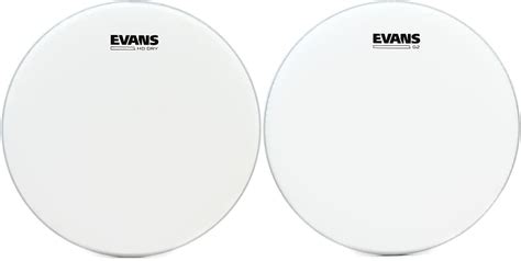 Evans Genera Hd Dry Snare Head Inch Bundle With Evans G Reverb