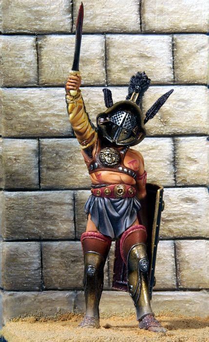 Scale Models 132 54mm Roman Gladiator Mirmillone 54mm Figure