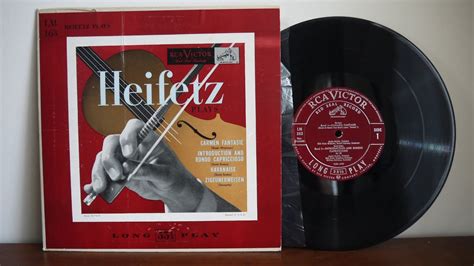 Jascha Heifetz Plays Rca Victor Red Seal Lm Youtube