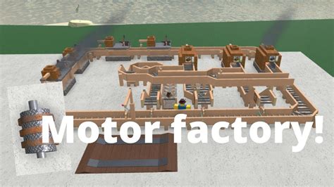 Motor Factory Tutorial Roblox Factory Town Tycoon Youtube