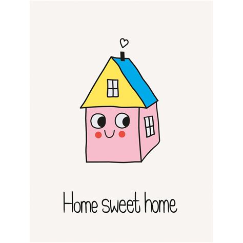 Home Sweet Home Card Rex London Dotcomtshop