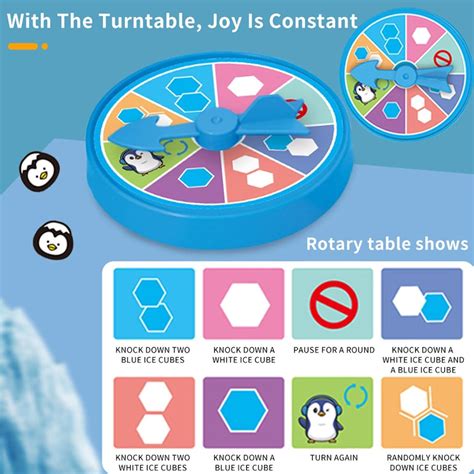 Lanujpess Ice Breaking Game Toy I Save Penguin On Ice Table Game I