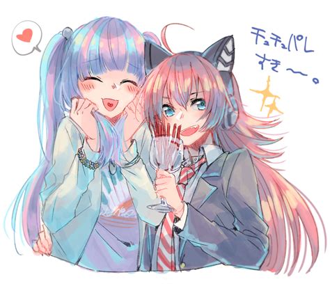 Tamade Chiyu And Nyubara Reona Bang Dream Drawn By Tadano Kagekichi