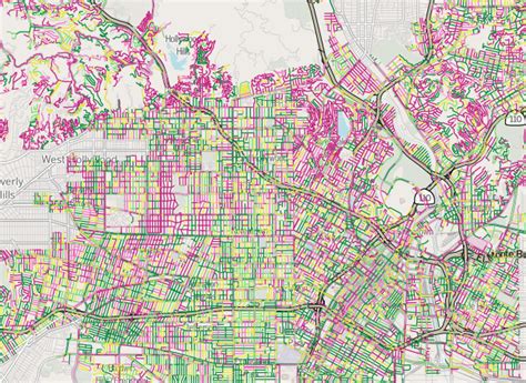 Los Angeles Street Quality Map