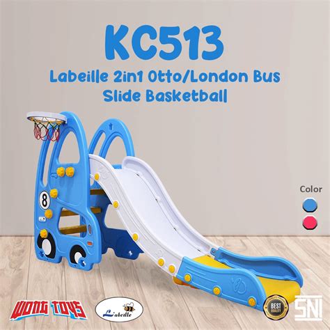 Jual Labeille 2in1 Ottolondon Bus Slide Basketball Kc513 Labeille