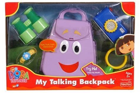 Fisher Price Dora the Explorer - My Talking Backpack Educational Toy ...