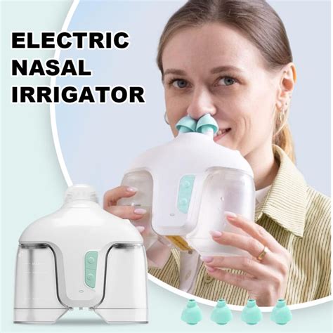 Nasal Irrigator Electric Nasal Irrigation System With 50 Saltpod