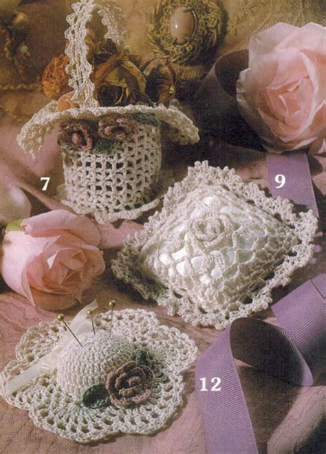 Vintage Romancing The Rose Crochet Pdf Pattern Booklet Blankets Afghans Doily Digital