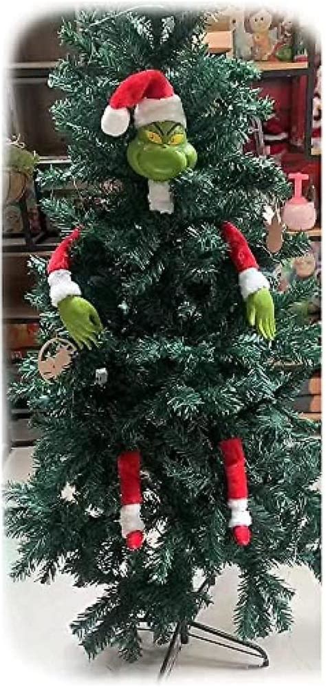 Christmas Tree Decorations Grinch Elf Head Grinch Elf Headarmleg For Christmas Tree Stole