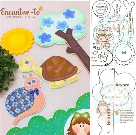 Bichinho De Eva Molde - Bichinhos de Jardim em EVA: Molde - Ver e Fazer